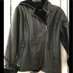 Leather Women’s Heavy Bomber Jacket
